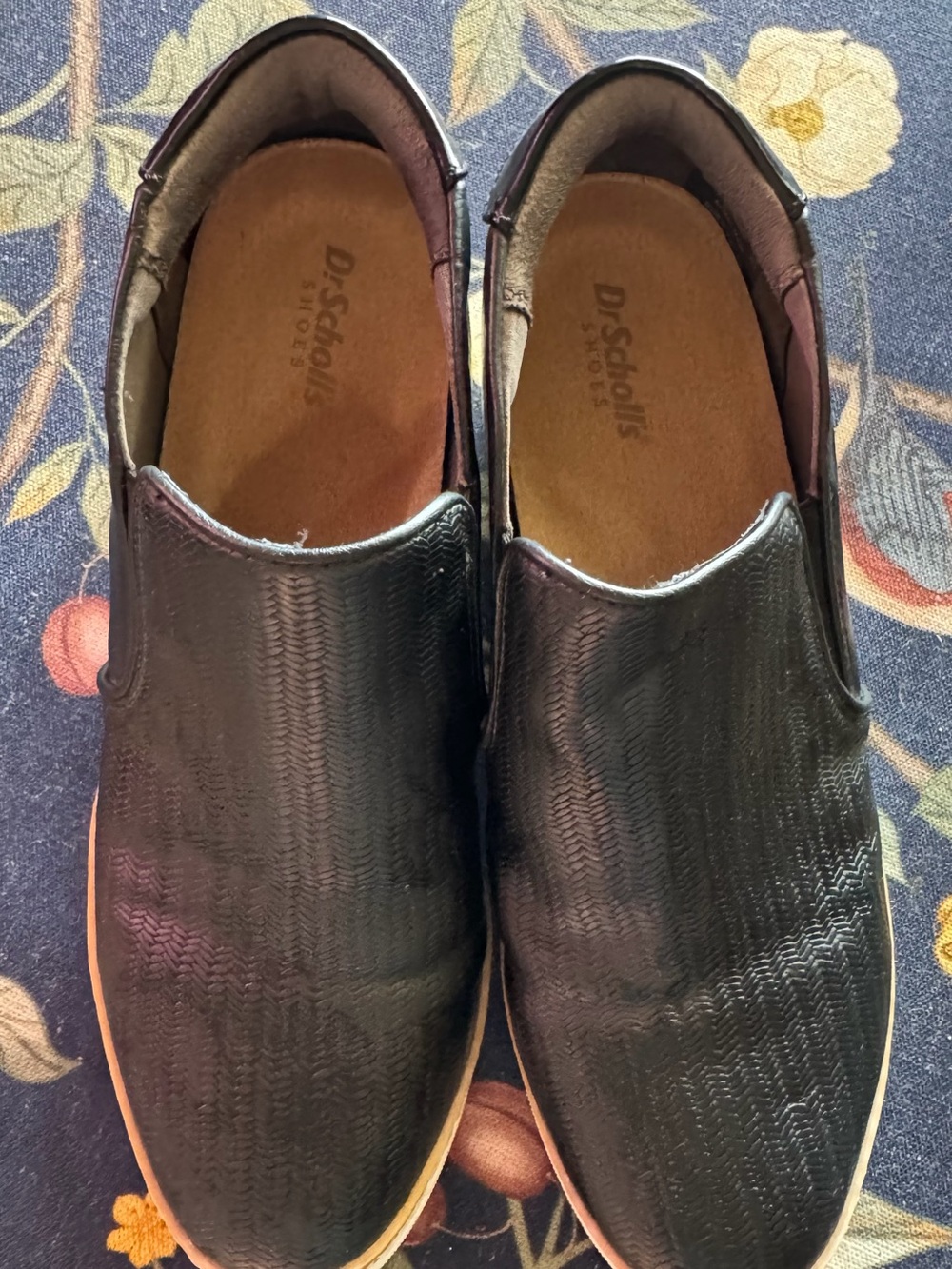 Dr. Scholl's women’s Black Slip-On Loafers with Textured Upper 8